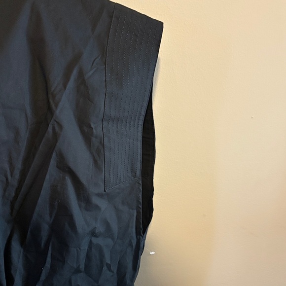 Banana Republic Black Sleeveless Mini Dress with White Drawstring - Picture 5 of 10